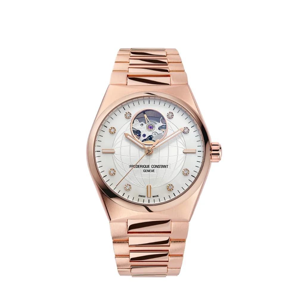 Frédérique Constant Montre Frédérique Constant Highlife Ladies Automatic Heart Beat Cadran Nacré - FC-310MPWD2NH4B