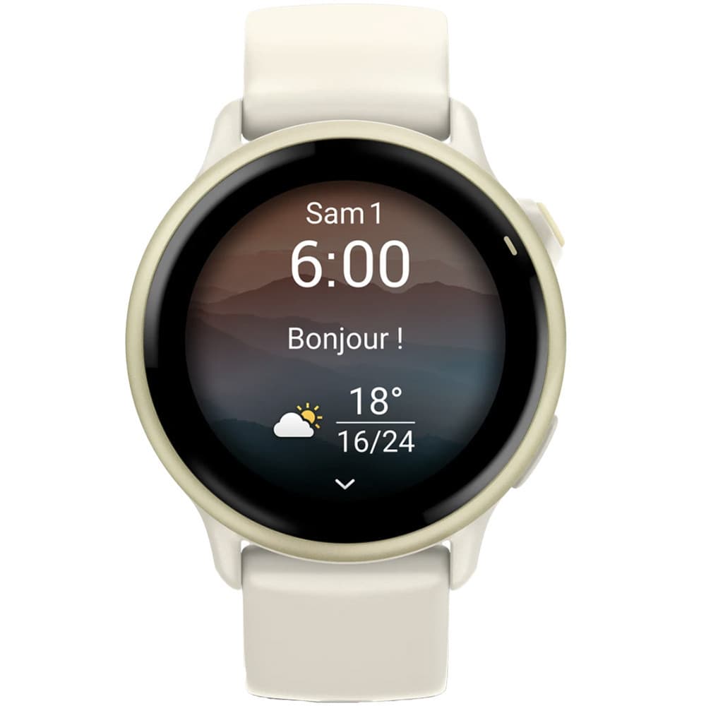 Garmin Montre Connectée Garmin Collection Vivoactive 6 en Silicone Beige