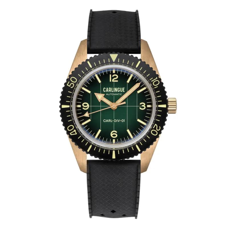 Carlingue Montre Diver 01 Édition Spéciale Bronze et Vert CT-001-A