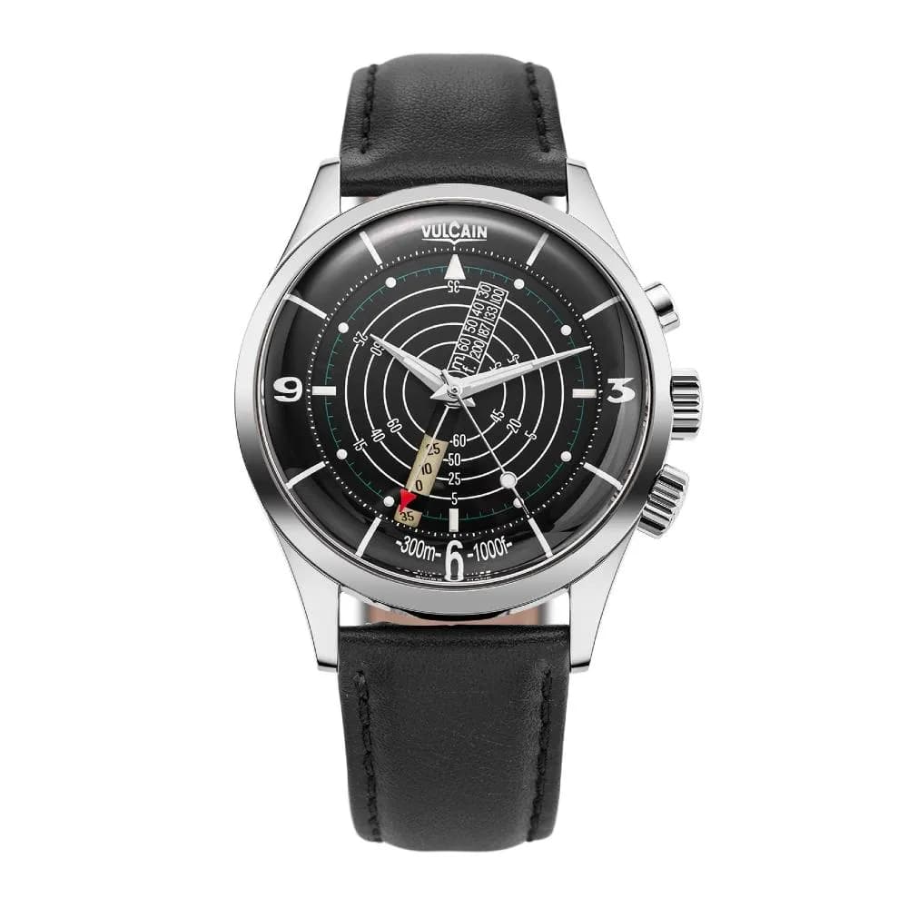 Vulcain Nautical Black White Luminova