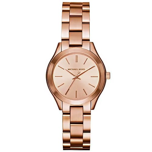 Michael Kors Montre Femme MICHAEL KORS en Acier Rose Etanche