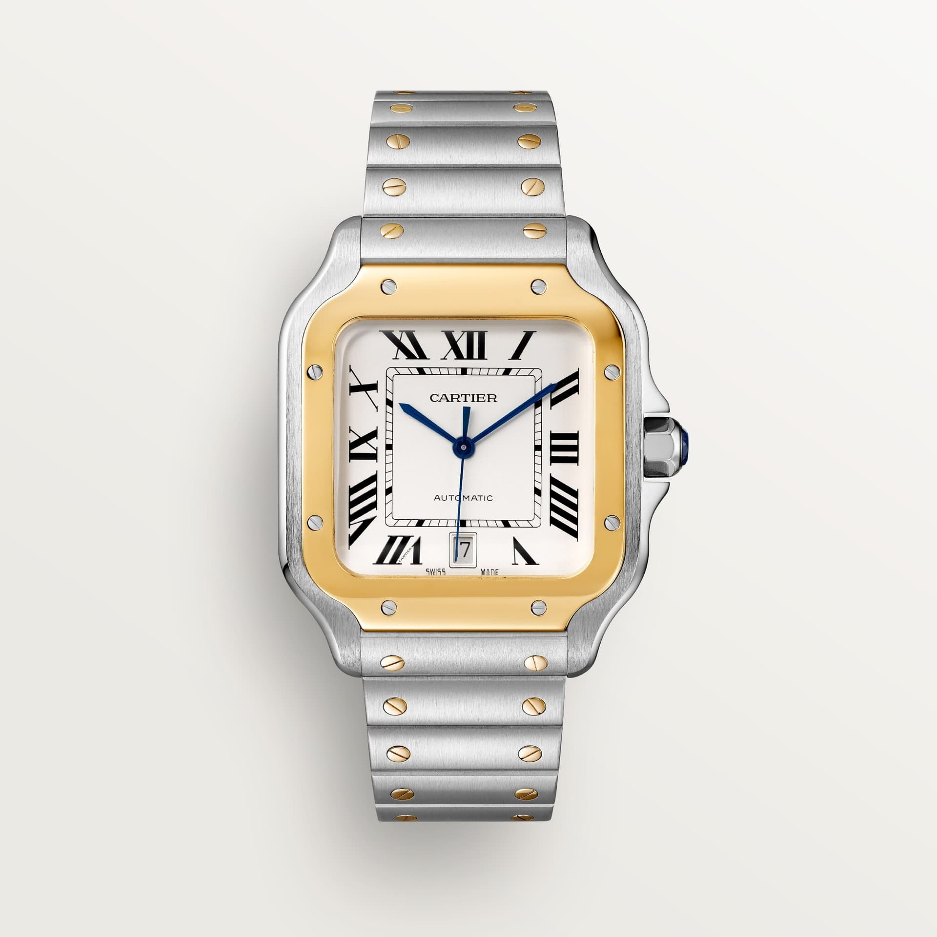 Santos de Cartier 40 mm — cadran argenté