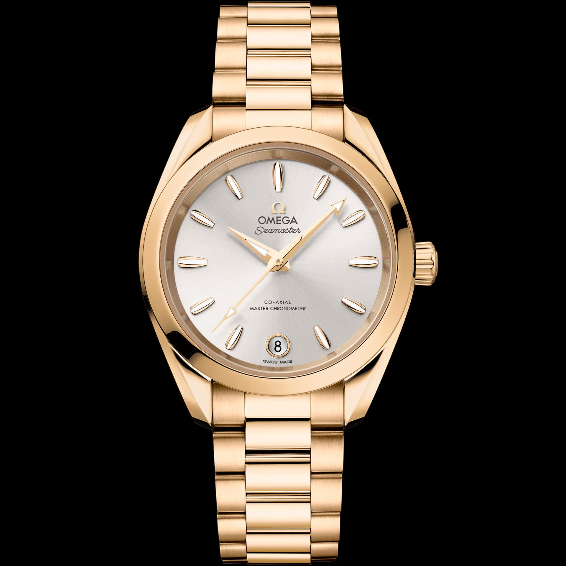 Omega Seamaster 34 mm, or Moonshine™ sur or Moonshine™