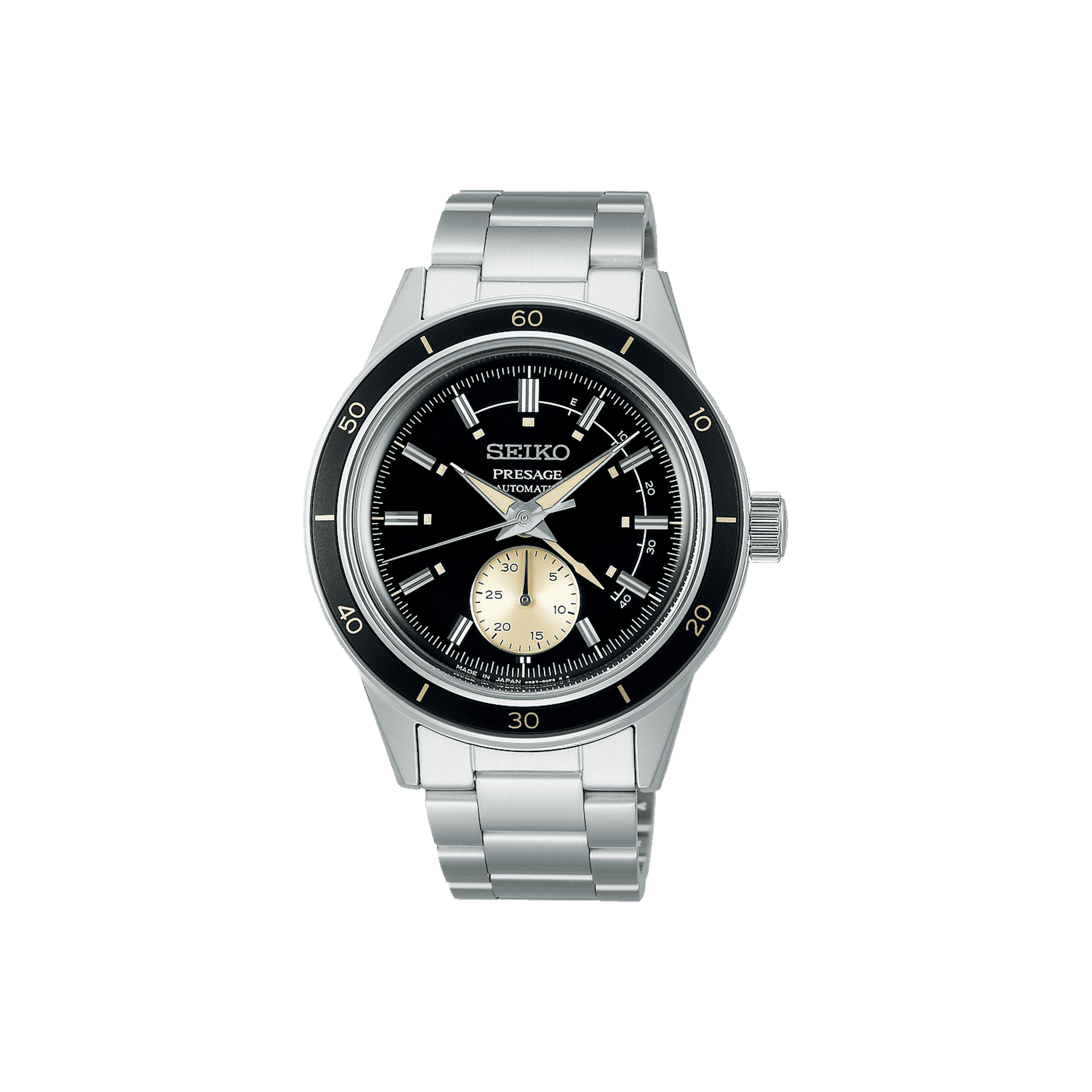 Seiko Presage — cadran noir 41 mm