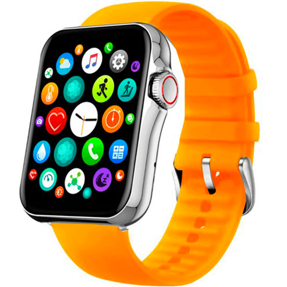 Smarty Montre Connectée Smarty Collection New Standing en Silicone Orange