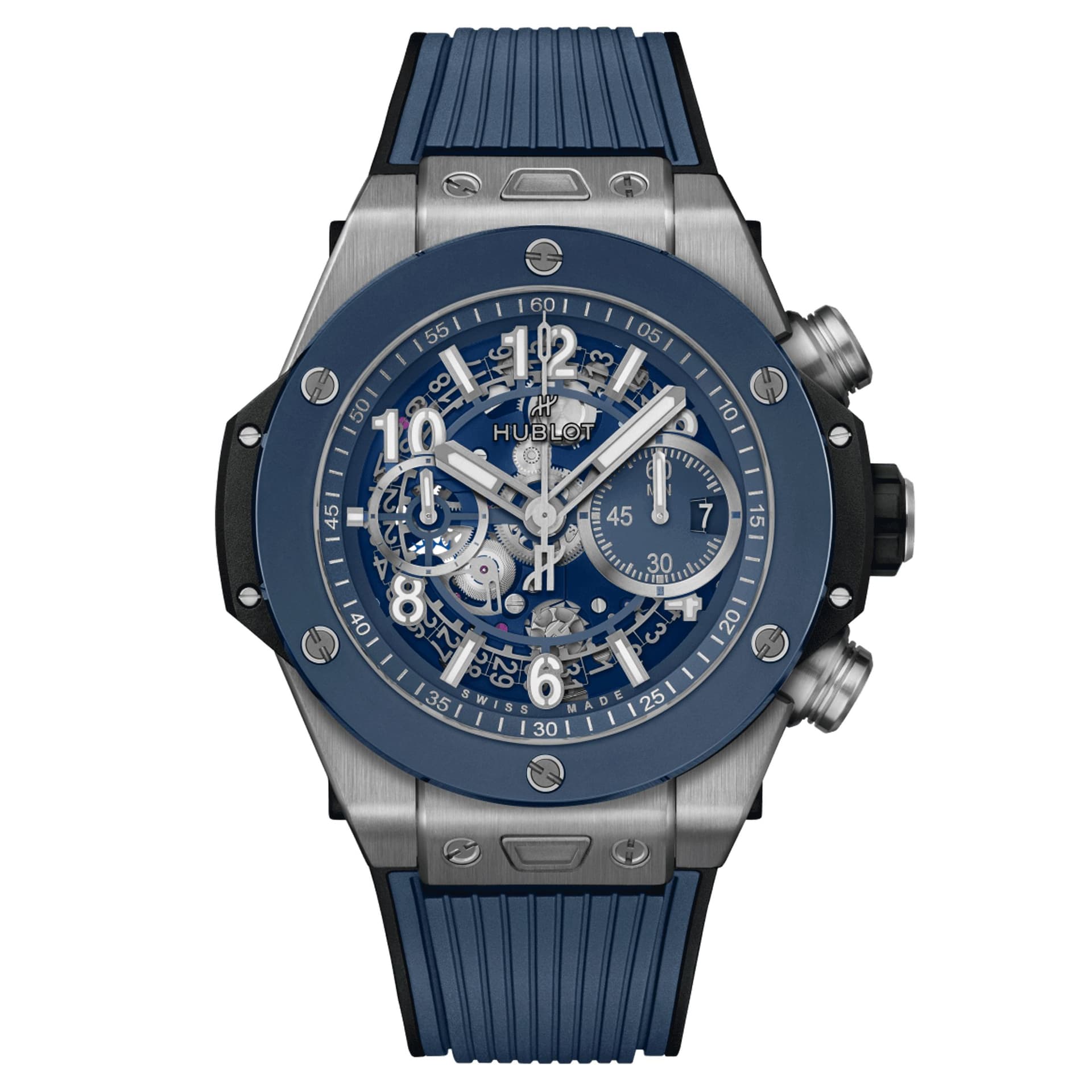 Hublot Unico Titanium Blue Ceramic
