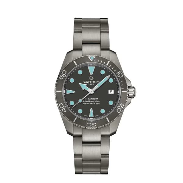 Certina Montre Certina DS Action Diver 38mm Powermatic 80 Automatique Cadran Gris