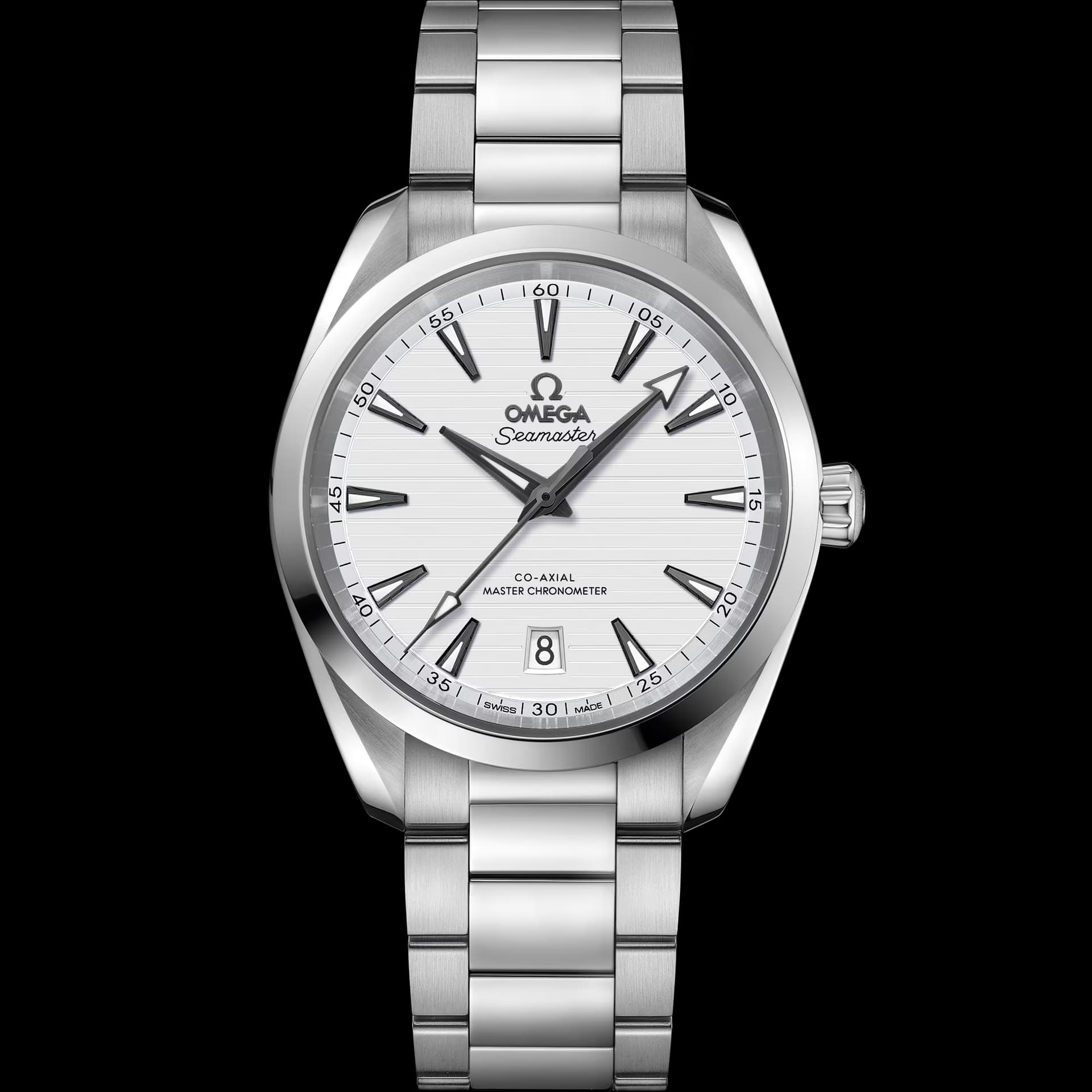 Omega Seamaster 38 mm, acier sur acier