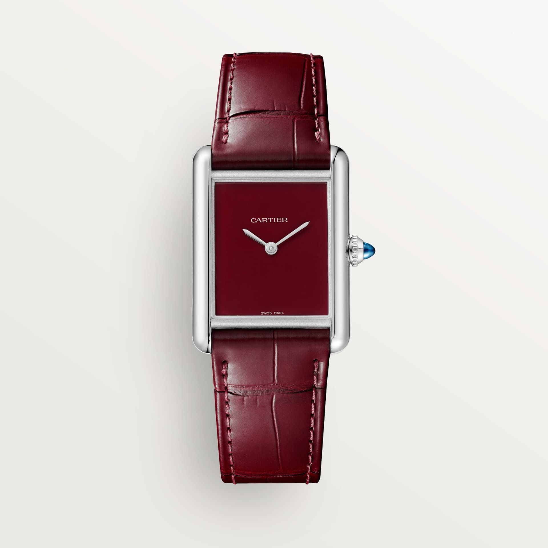 Cartier Tank Must — cadran bordeaux