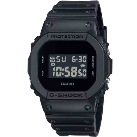 Casio Montre GShock the Origin - Série DW-5600 - Noir 48.9 x 42.8 mm- DW-5600UBB-1
