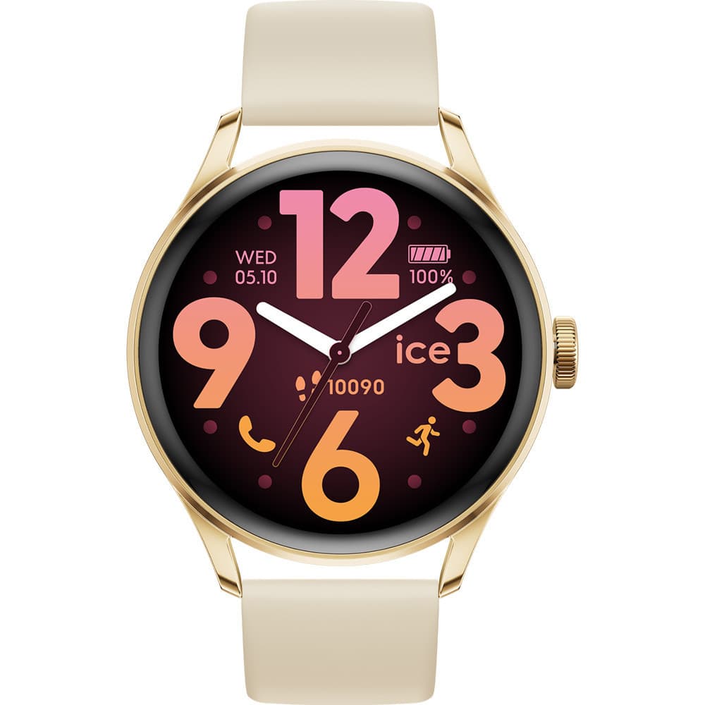 Ice Watch Montre Connectée Ice Watch Collection Ice Smart 3.0 en Silicone Beige