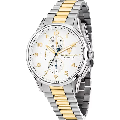 Collection Sorpasso Montre Homme Maserati Acier inoxydable Acier inoxydable Or jaune R8873624003