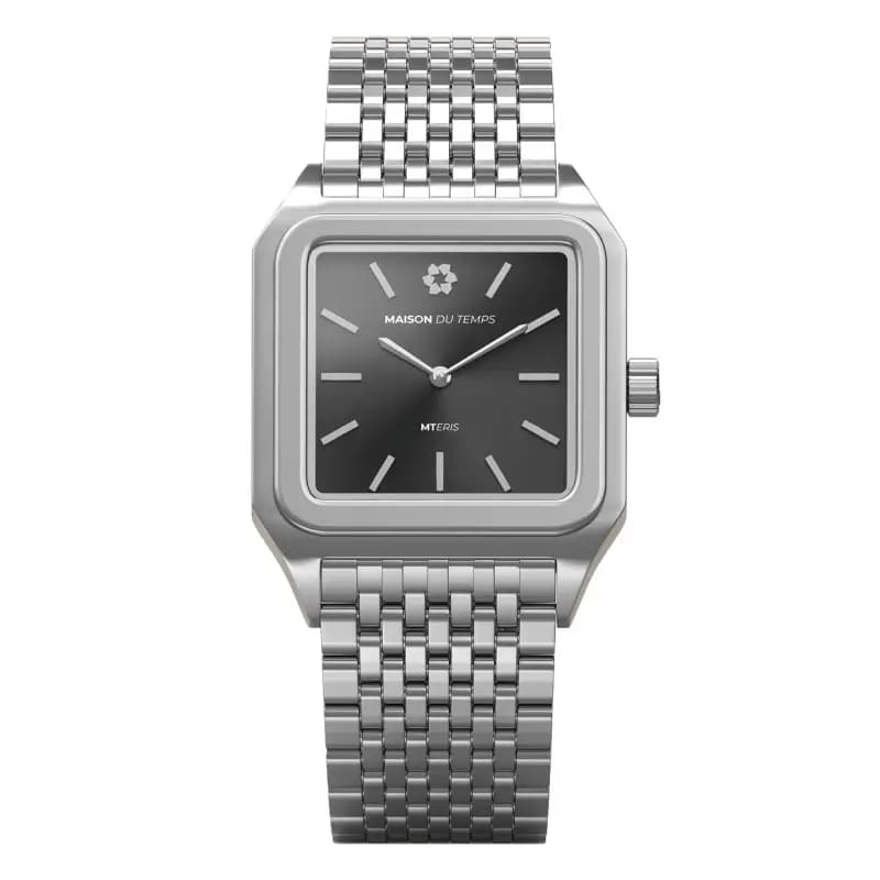 Maison du Temps Montre MTEris Noir Acier 2000-A
