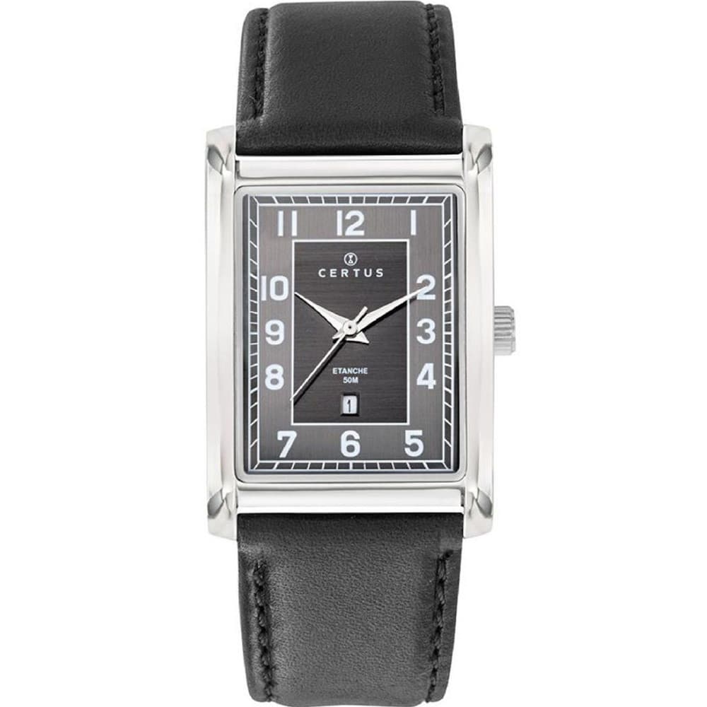 Certus Montre Certus en Cuir Noir