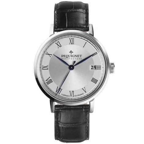Pequignet Montre Pequignet Manufacture Attitude Automatique Cadran Gris - 9060333-AN