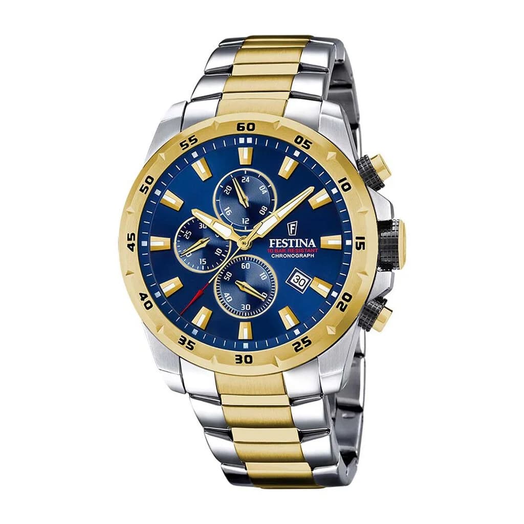 Festina Montre Homme FESTINA CHRONO SPORT en Acier Bicolore