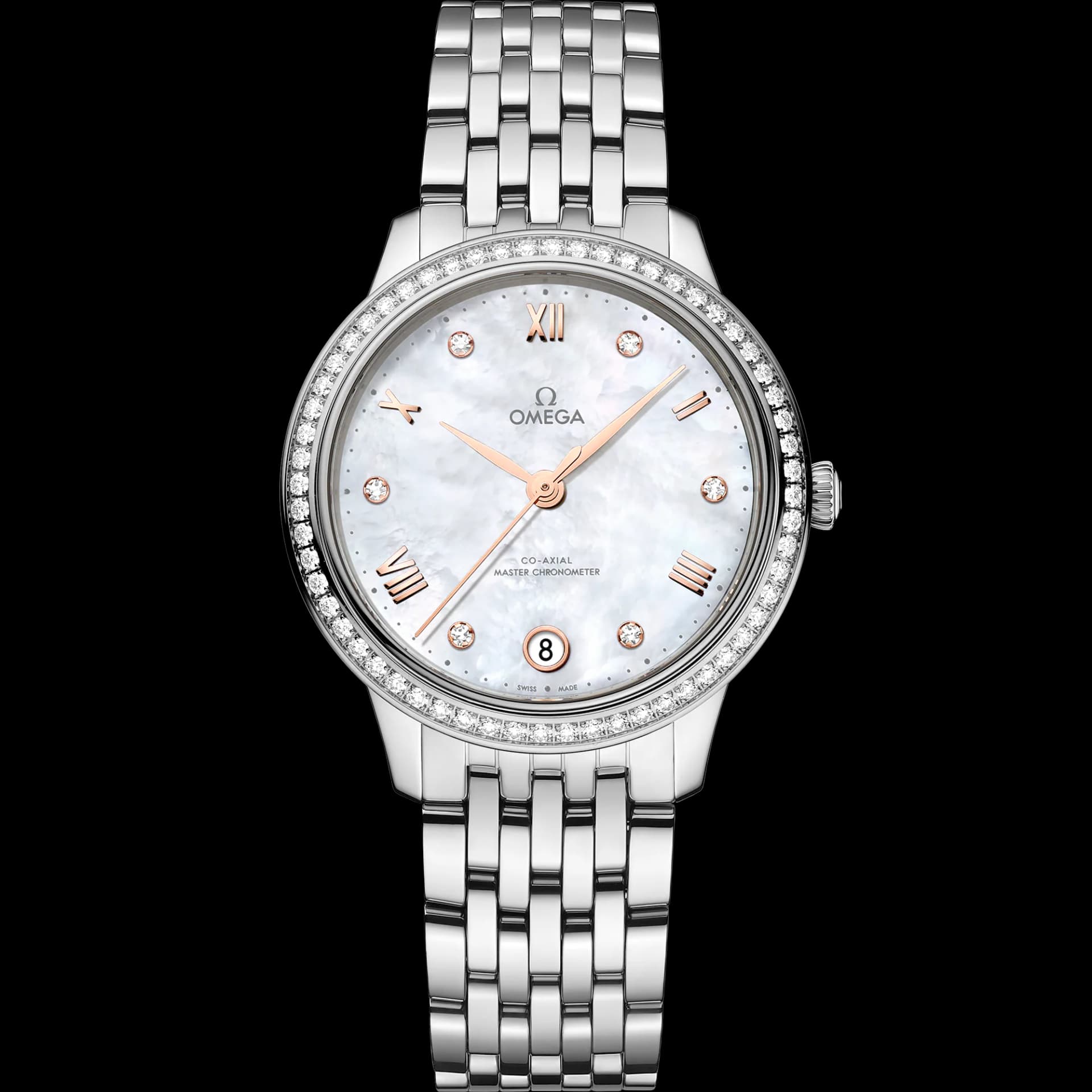 Omega De Ville 34 mm, acier sur acier