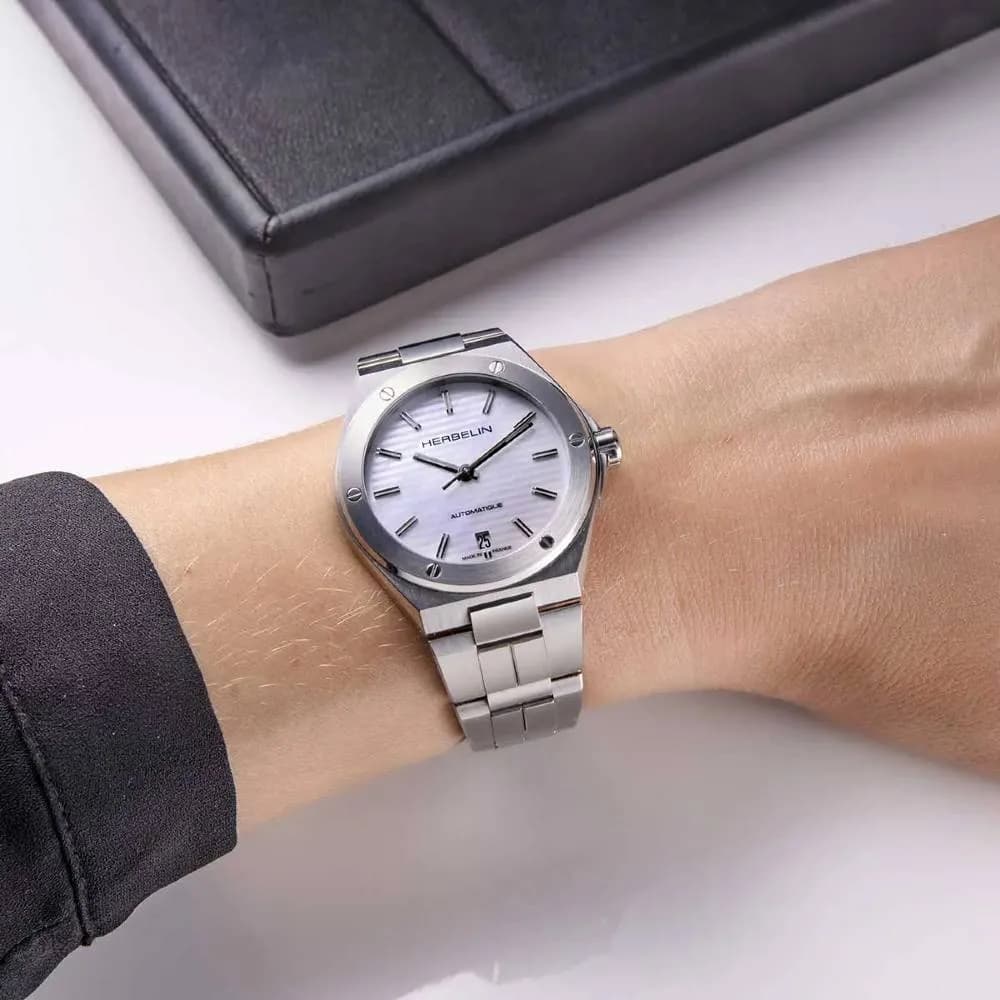 Michel Herbelin Montre Herbelin Cap Camarat Femme Automatique Plongée - 1545B19