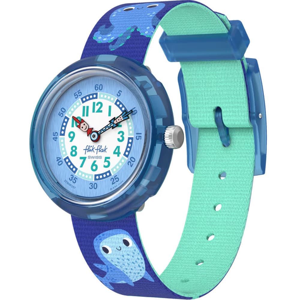 Flik Flak Montre Flik Flak en Plastique Bleu