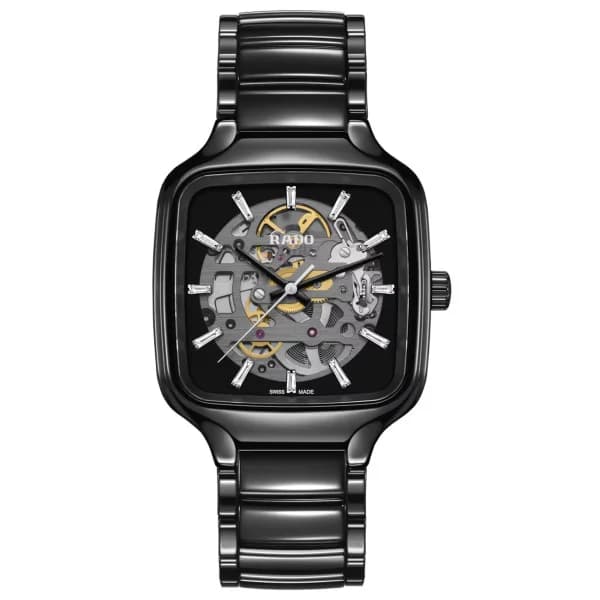 Rado Montre Rado True Square Automatic Skeleton Diamonds 38mm