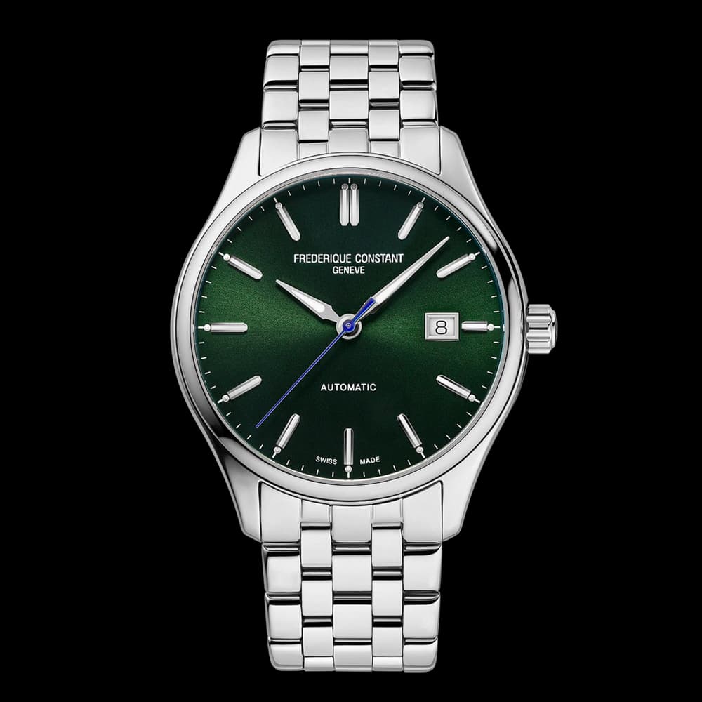 Frédérique Constant Montre automatique Homme Classics index Vert