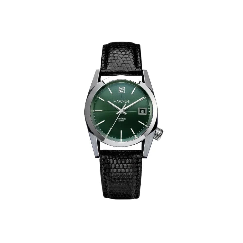 March LA.B Montre AM69 Automatique Grall - Lézard noir