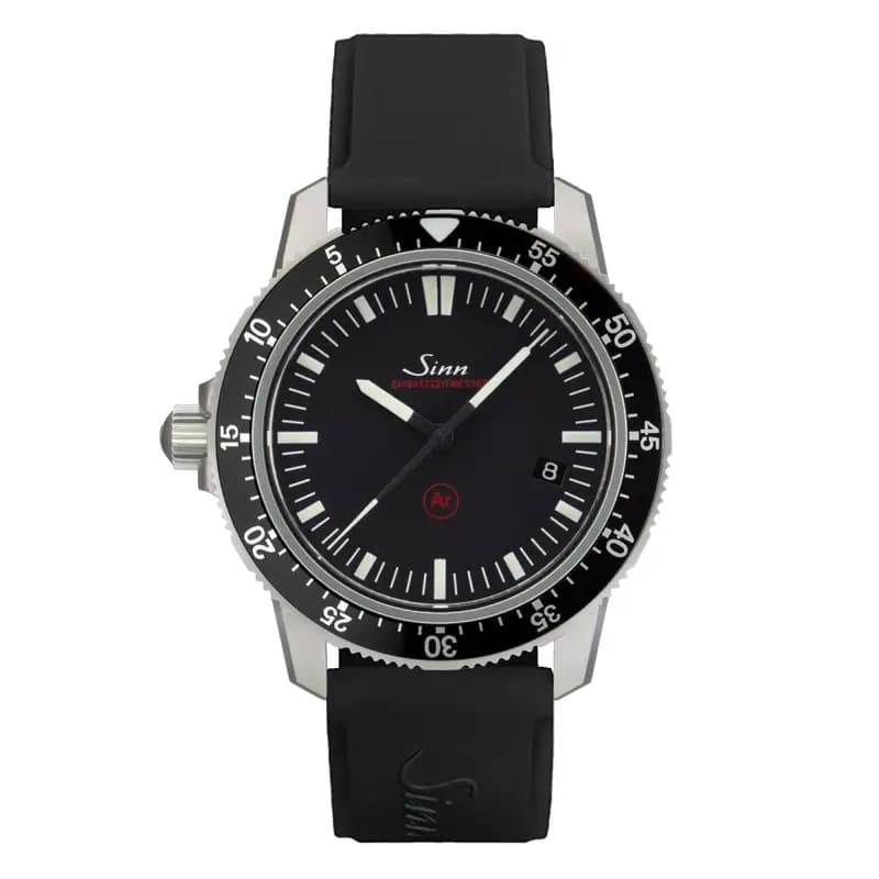 Sinn Montre EZM 3F bracelet silicone boucle ardillon