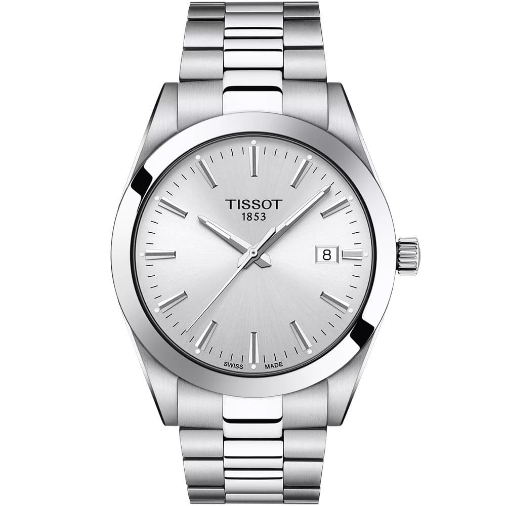 Tissot Gentleman Quartz — cadran argenté