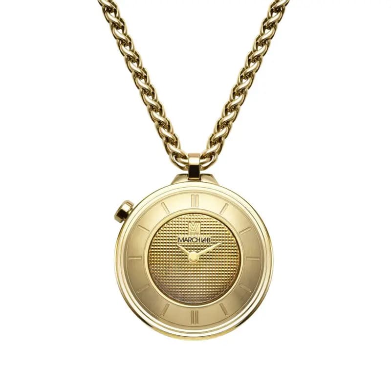 March LA.B Montre Lady Volante Sautoir Gold