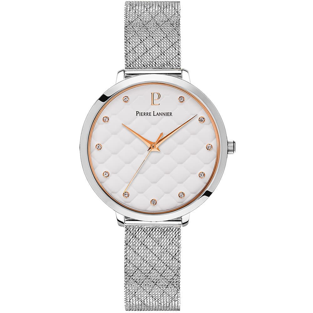 Pierre Lannier Montre Pierre Lannier Collection Grace en Acier Argenté