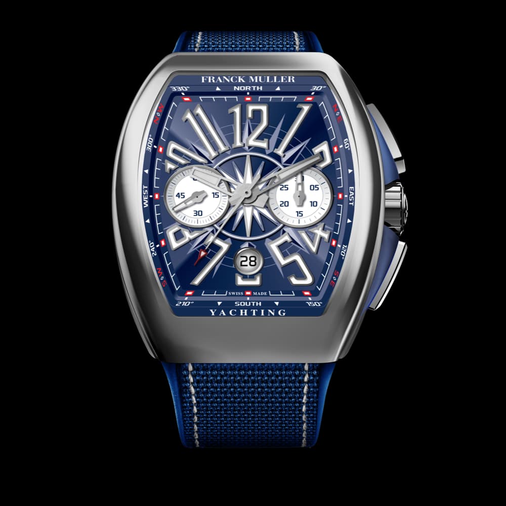 Franck Muller Montre automatique Homme Vanguard Bleu