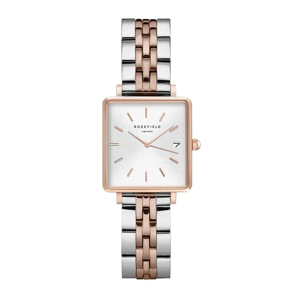 Rosefield Montre Rosefield the Mini Boxy Blanc