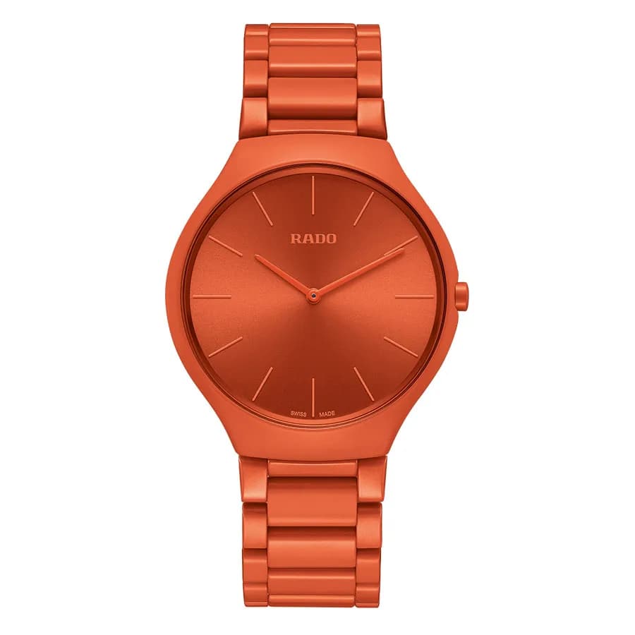 Rado True Thinline Powerful Orange