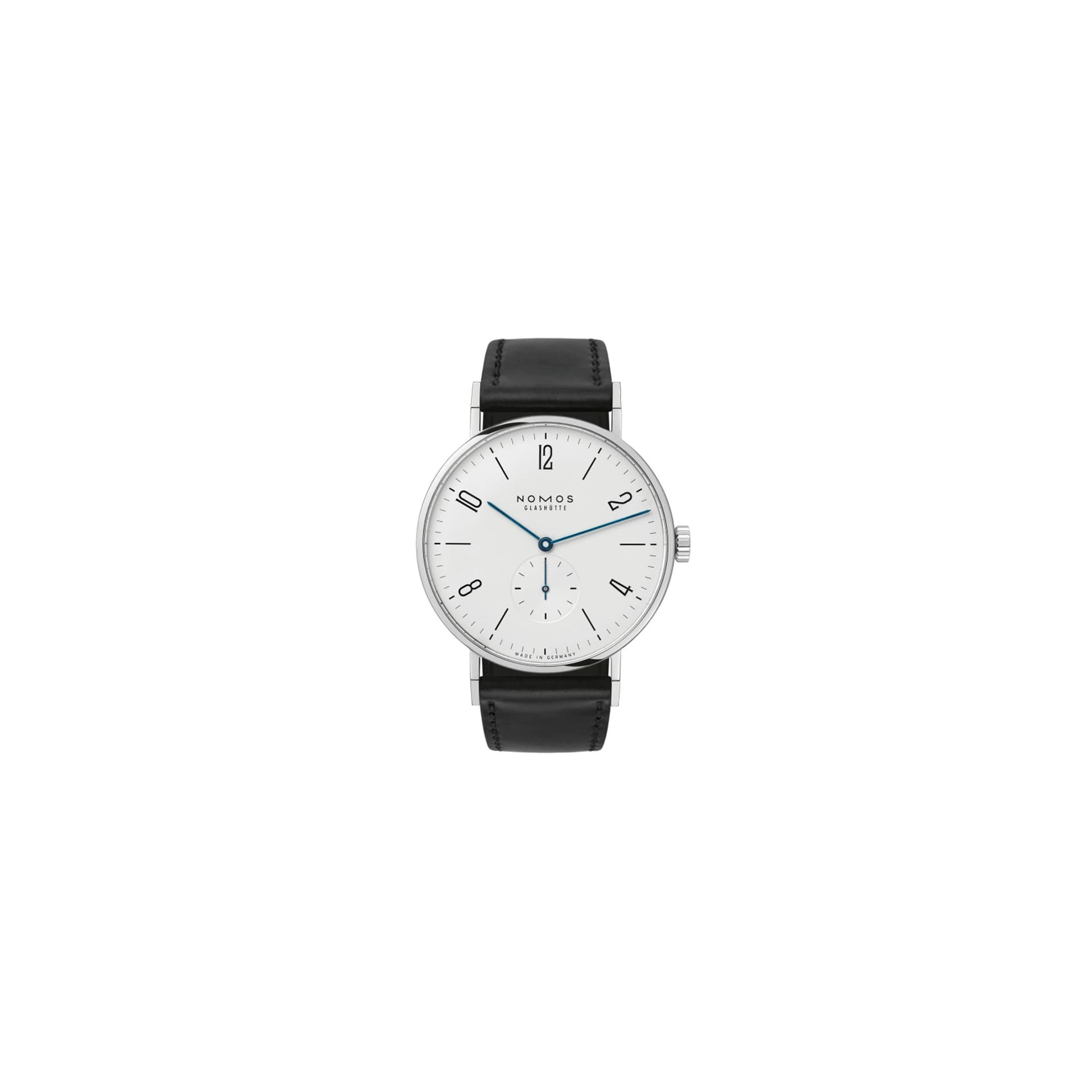 Nomos Montre NOMOS Tangente 38 mécanique bracelet cuir noir 37,5 mm