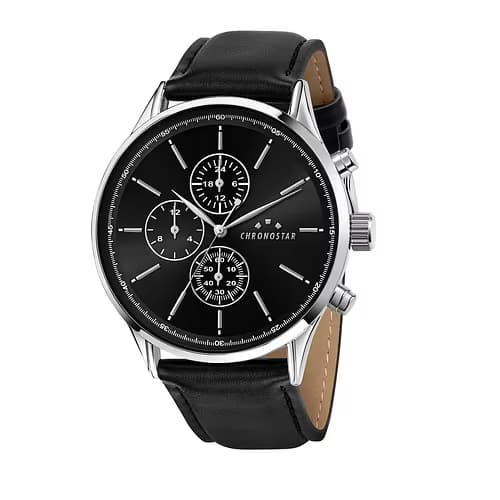 Chronostar Montre Analogique Homme Chronostar Cuir Noir R3751300002