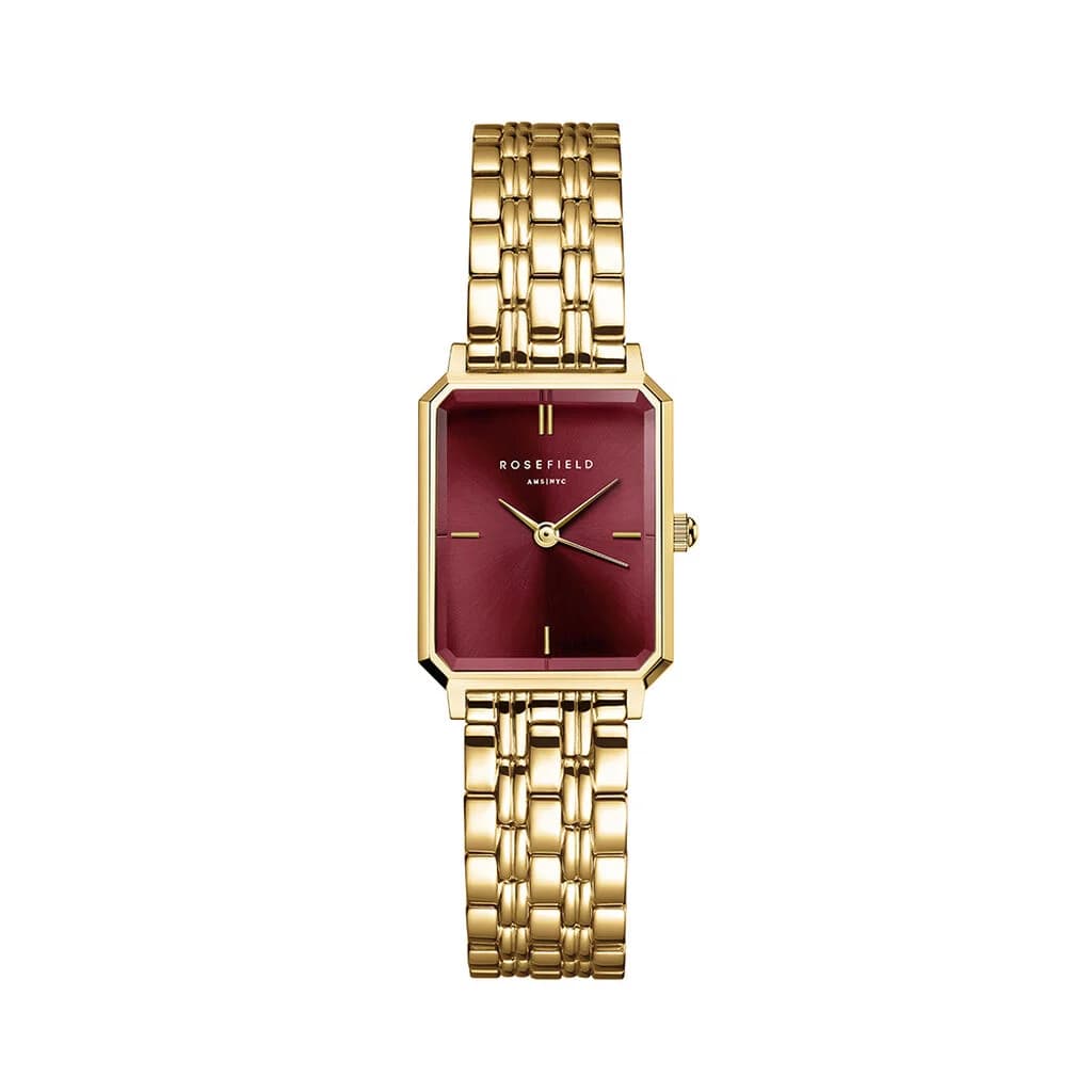 Rosefield Montre Rosefield Octagon Xs Bordeaux