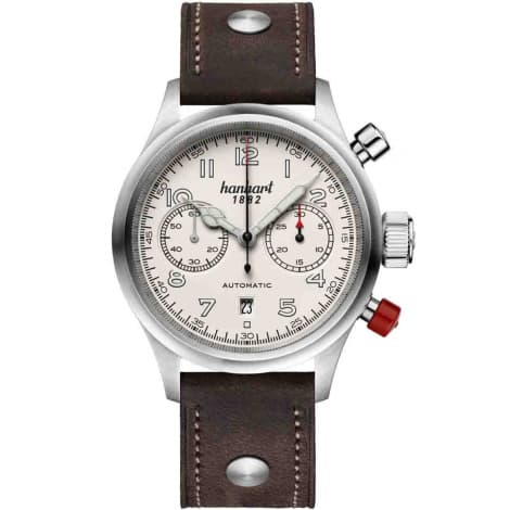 Hanhart Montre Hanhart Pioneer TwinControl off-white Automatique diamètre 42 mm- 720.200-0110