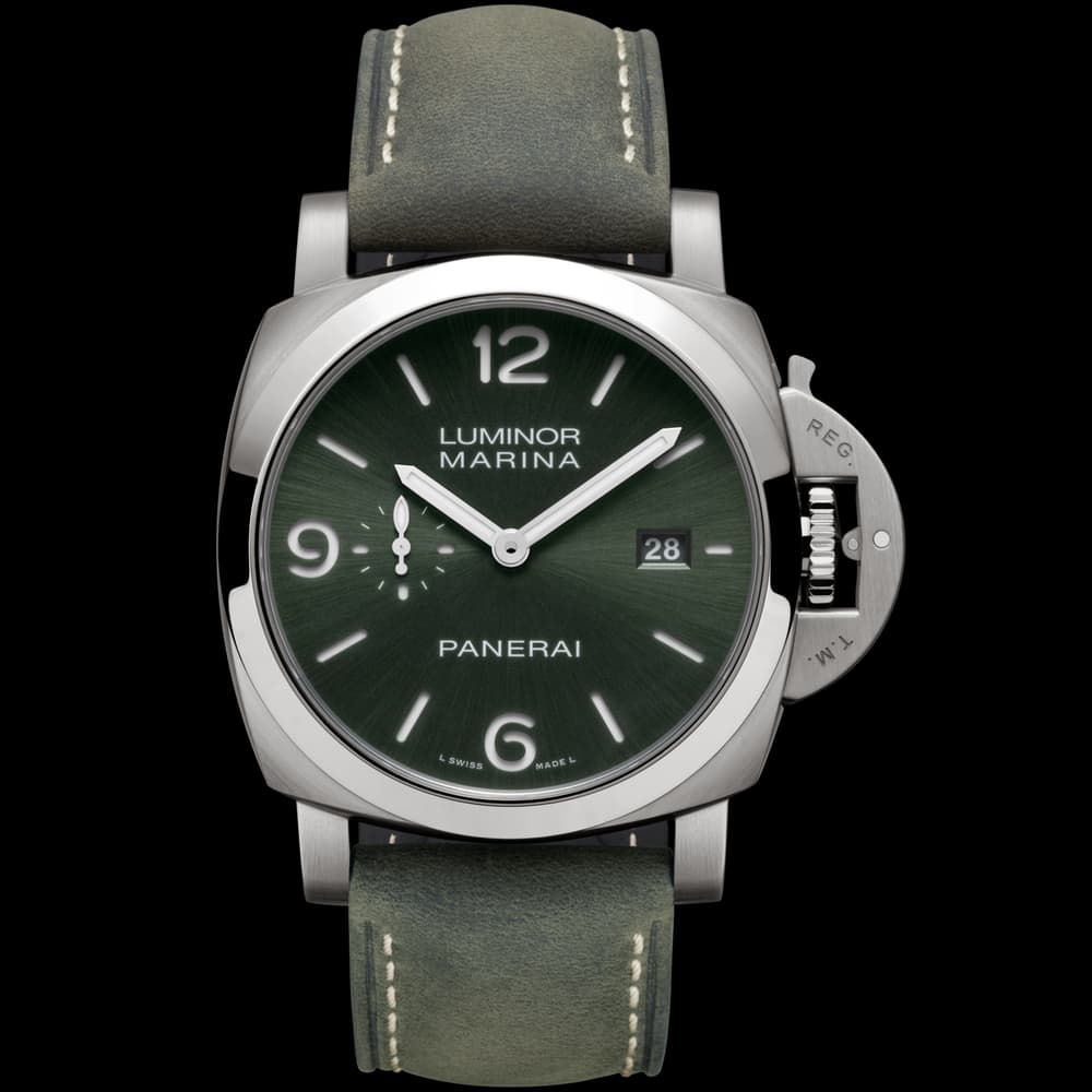 Panerai Montre automatique Homme Luminor Vert olive