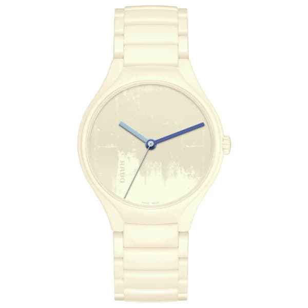 Rado Montre Rado True Round x les Couleurs le Corbusier la Cité Radieuse Blanc Ivoire