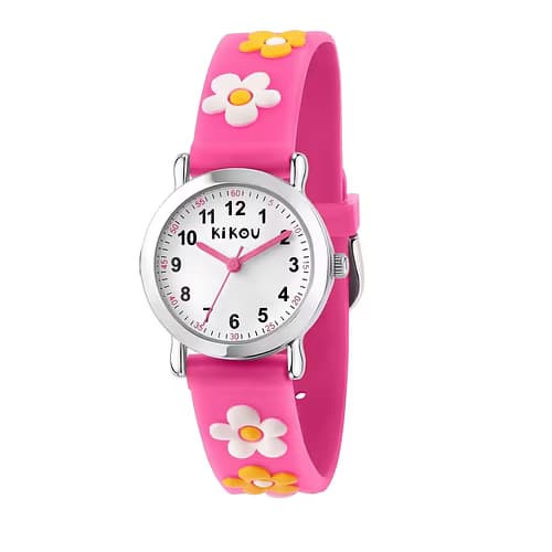 Kikou Montre Analogique Enfant Kikou Silicone Rose R4551102503