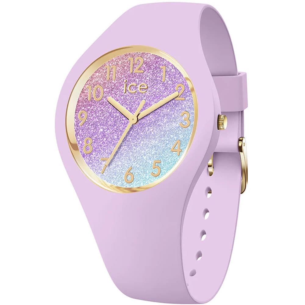 Ice Watch Montre Ice Watch Collection Ice Glitter en Silicone Violet