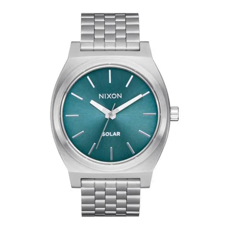 Nixon Montre Time Teller Solar Silver / Dusty Blue Sunray A1369 5161-00