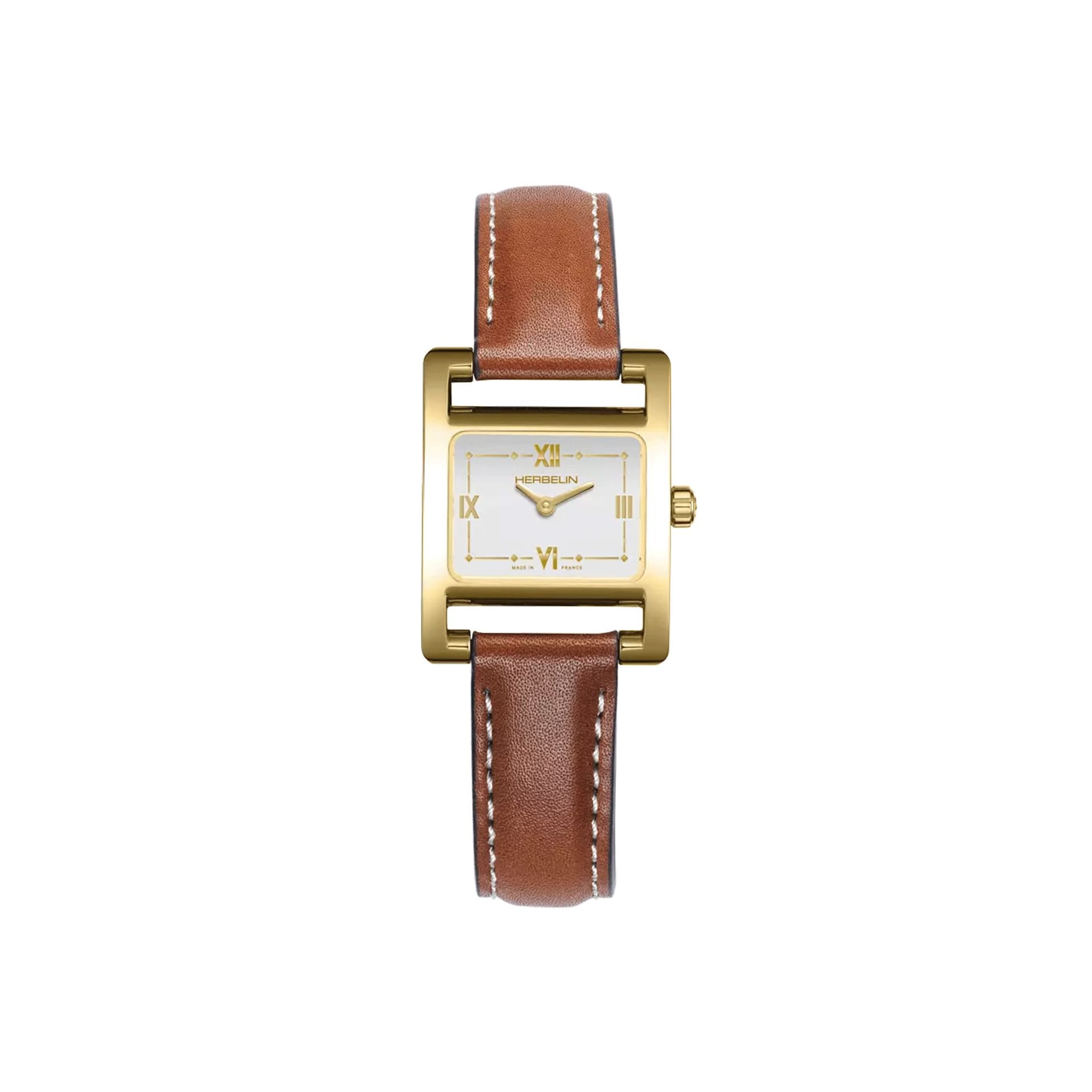 Michel Herbelin Montre Femme 5e Avenue Acier PVD Doré - 17537P01GD