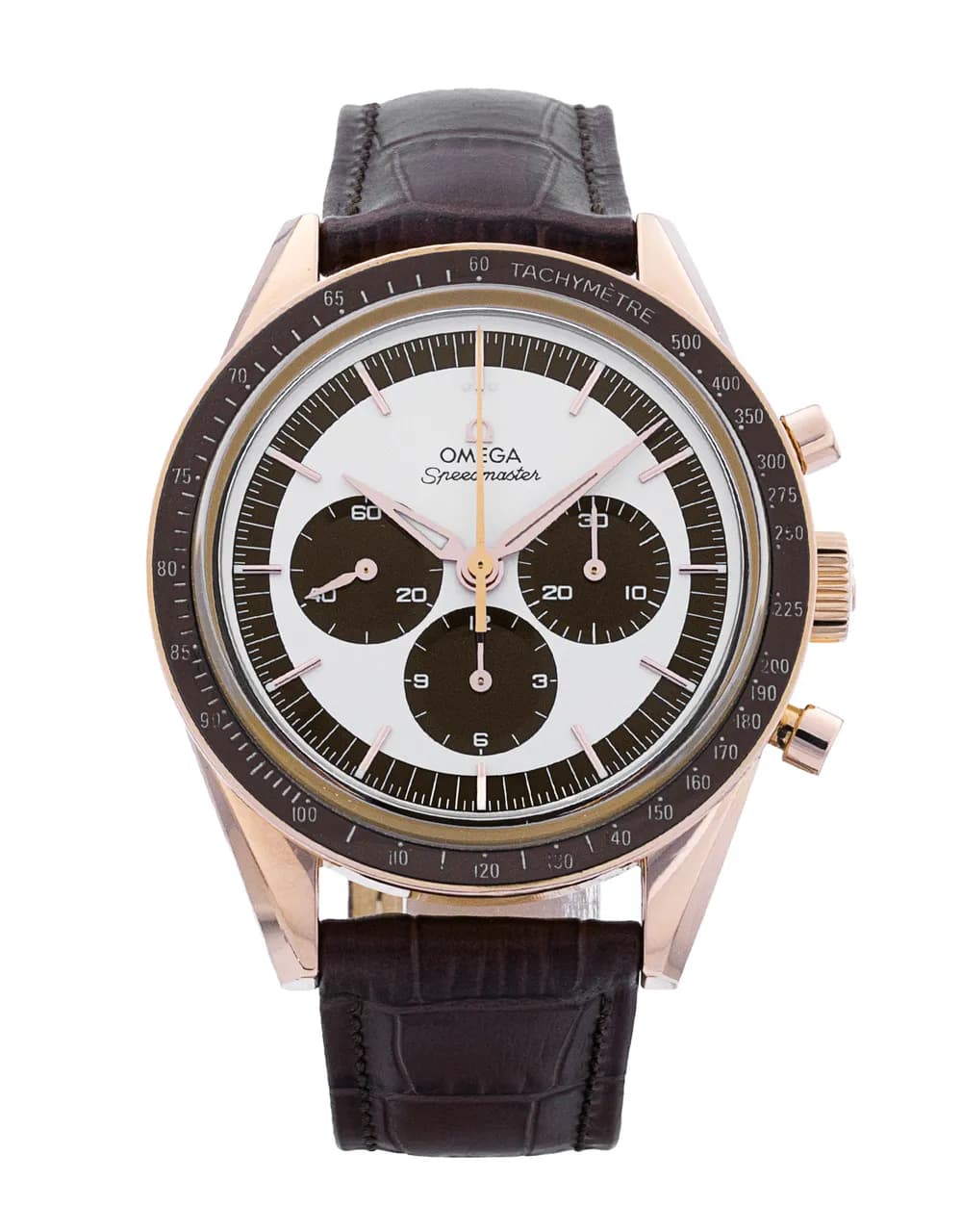 Omega Speedmaster Moonwatch — boîtier or rose