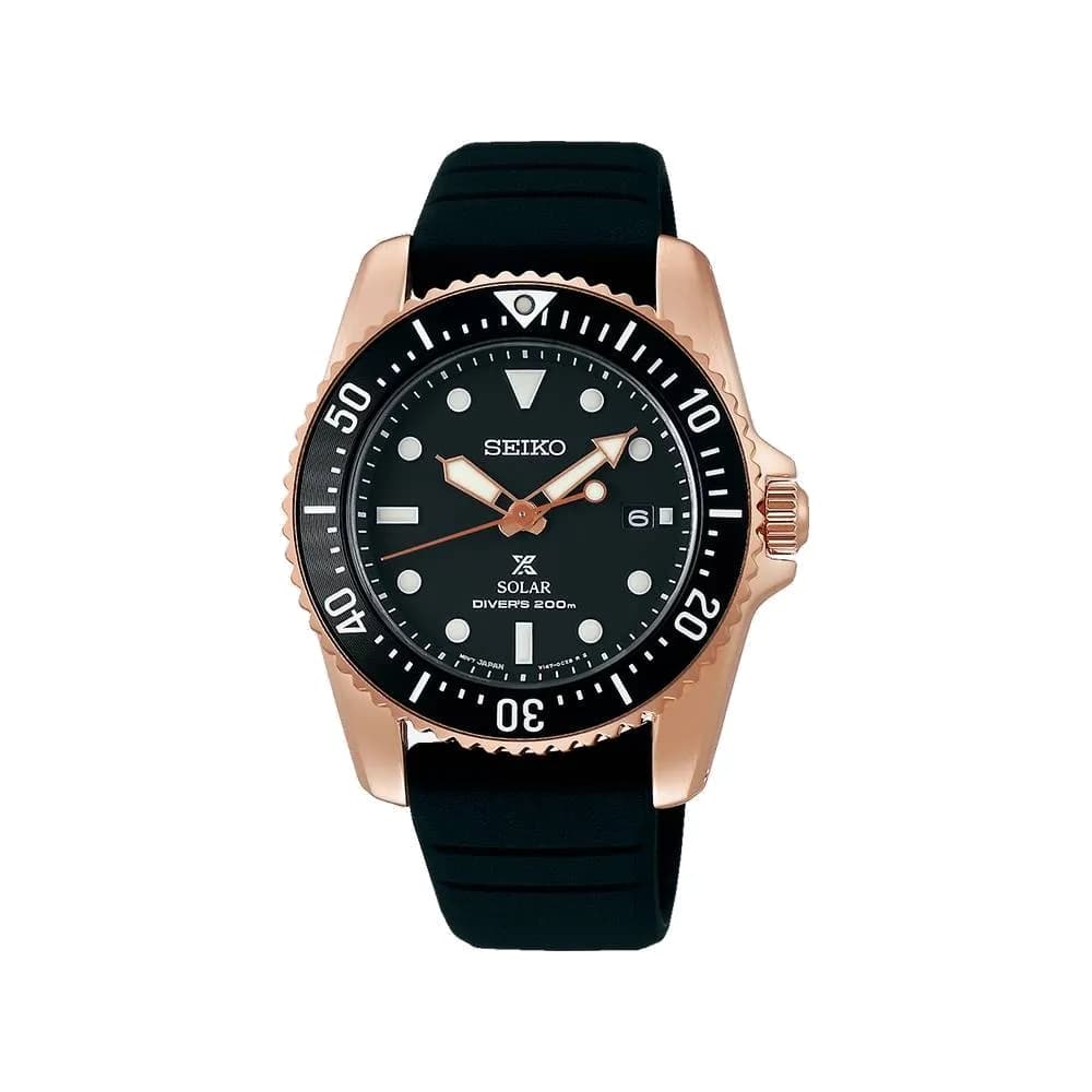Seiko Prospex — bracelet caoutchouc 38 mm