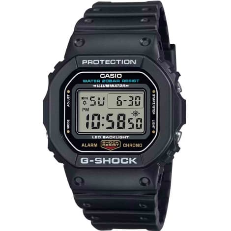Casio Montre GShock the Origin - Série DW-5600 - Noir 48.9 x 42.8 mm- DW-5600UE-1