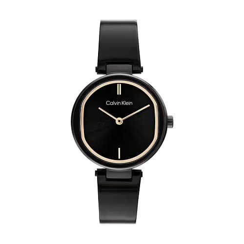 Calvin Klein Montre Femme CALVIN KLEIN en Acier Noir