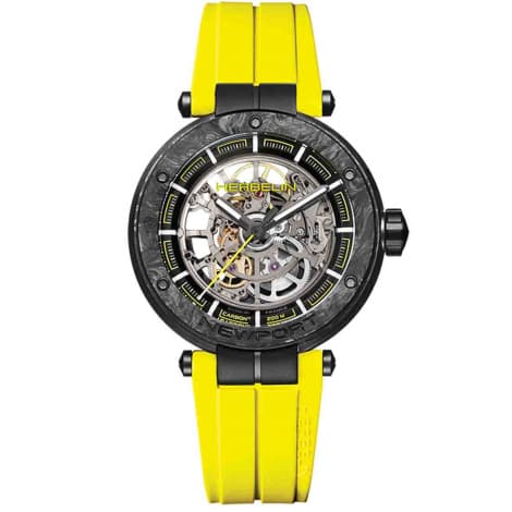 Michel Herbelin Montre Herbelin Newport Carbon Titanium Homme Automatique Squelette - 1888SQCTN14CY