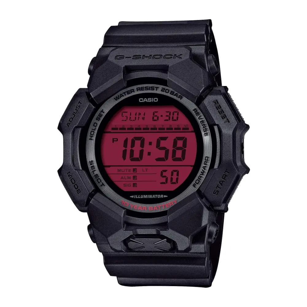 Casio G-Shock — cadran rouge