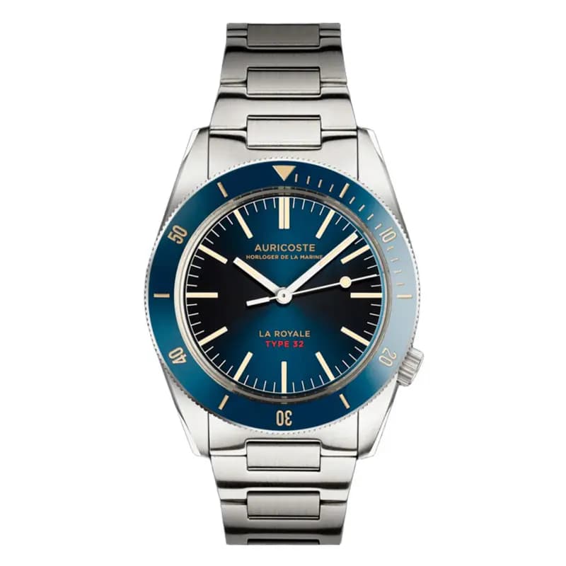 Auricoste Montre la Royale Type 32 Bleue